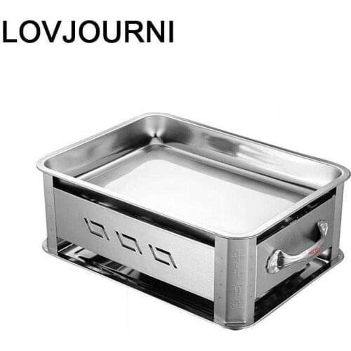 Portatiles Grille Rotisserie Mini De Korean Portable Smoker Bbq Parrilla Barbacoa Commercial Grill Seafood Fish Barbecue Plate