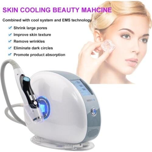 Portable Cryo Skin Cooling Electroporation EMS Device Facial Lifting Skin Care Mesotherapy Anti-ageing Wrinkle Machine