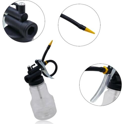 Professional Transparent Oil Can Plastic High Pressure Pump Oiler Oil Bottle