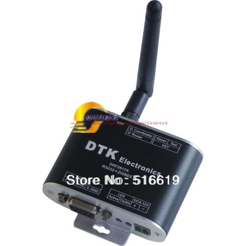 RS232 turn ZigBee wireless module - 1.6 km transmission, CC2530 chip, DRF2617A