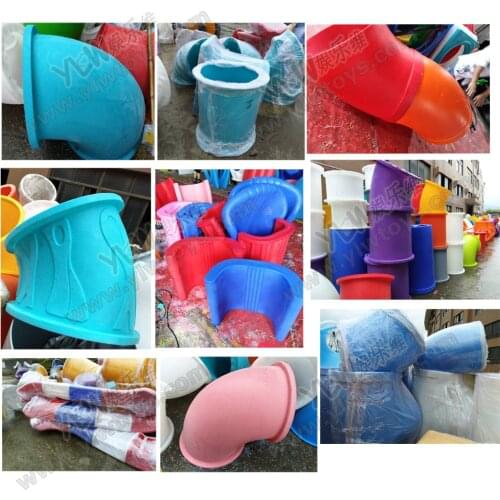 Outdoor Indoor Playground Accessories Plastic Tube Slide Kids Amusement Equipment Replacement