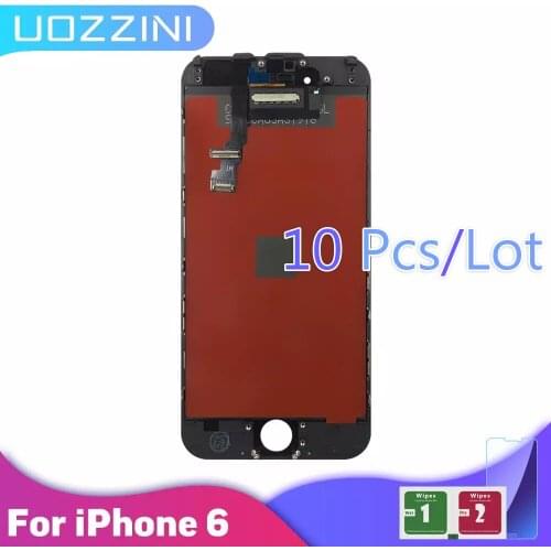 10 Pcs Lot AAA+++100% Tested NEW LCD Display For Apple iPhone 6 with Touch Screen Digitizer Assembly Replacement