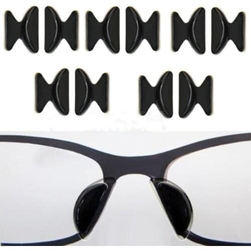 2 Pairs Silicone Soft Sticker Anti-Slip Nose Pads for Eyeglass Sunglass Glasses