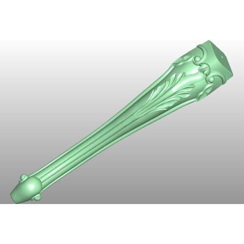 3D model STL format file for cnc router engraving furniture sofa cabinet chair leg pattern Artcam 665