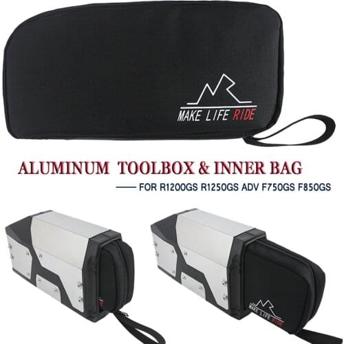 Decorative 4.2 Liters Aluminum Toolbox Inner Bag For BMW R1250GS Adventure R1200GS F850GS F750GS R1200 R1250 GS LC ADV 2004-2019
