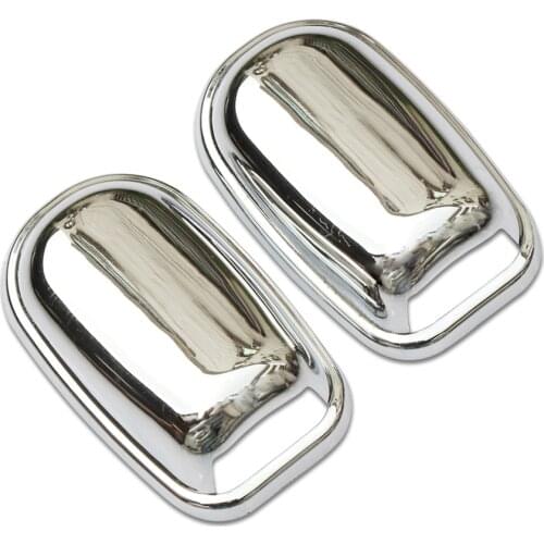 ABS Chrome trim water spray nozzle sprinkler head wiper car decoration stickers case For Ford Fiesta 2009-2015