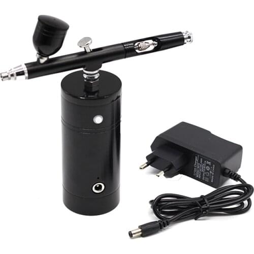 New Aerografo Portable Rechargeable Paint For Airbrush Kit Spray Gun For Makeup Nail Art Tattoo Air Brush Kit With Compressor