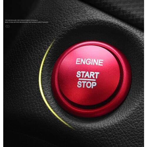 Car Engine Start Stop Ignition Key Ring Sticker For Mercedes Benz A CLA GLA C GLC V class W176 W205 X253