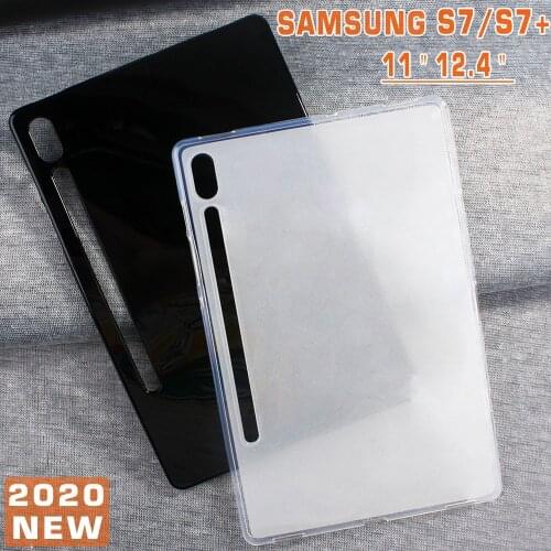 Tablet case For 2020 Samsung Galaxy Tab S7 11 T870 T875 Slim soft Case For Samsung TAB S7 Plus 12.4 inch T970 T975 T976 TPU case
