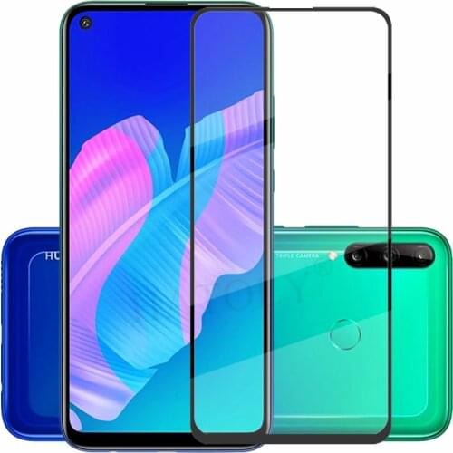For Glass Huawei P40 Lite E Tempered Glass Screen Protector HD Full Glue Cover Phone Film Protective Glass For Huawei P40 Lite E