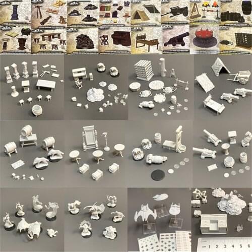 Dragonborn Fighter Wyrmling Dwarf Cleric Tiefling Rogue Board Game Miniatures Wizards Room Witchs Den Role Playing Figures Toy