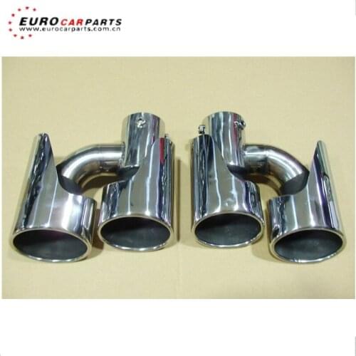 Hot sale ML63 exhaust tips fit for MB M-class ML W164 to ML63 A-style W164 muffler tips with A logo