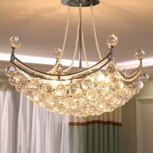 2019 New Style Crystal Chandelier Lighting Fixture Crystal Light Lustres de cristal for Living Room Ceiling Lamp Free Shipping