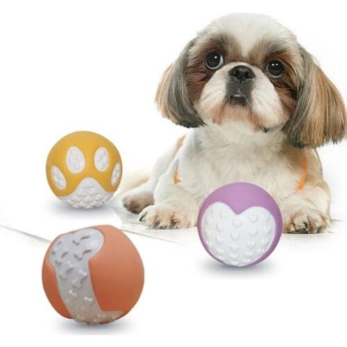 Pet Dog Sounding Ball Toys Interesting Puppy Latex Ball Toy Dogs Playing Chasing Toy Home Pets Supplies Cat Kitten Play Tools