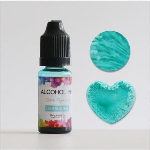 Art Ink Alcohol Resin Pigment Liquid Resin Colorant Dye Ink Diffusion UV Epoxy Resin Jewelry Making Making Accessories