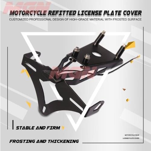 For 1199 1299 Panigale 899 959 Panigale License Plate Holder Bracket Rear Tail Tidy Fender Eliminator kit Aluminum Black