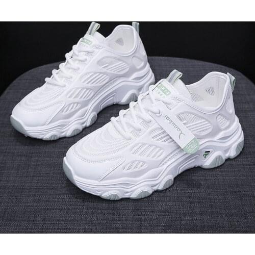 Flat Platform Shoes Women Mesh Sneakers Breathable Comfort Casual Shoes Soft Jogging Sports Shoes Vulcanized Shoes Running Shoes
