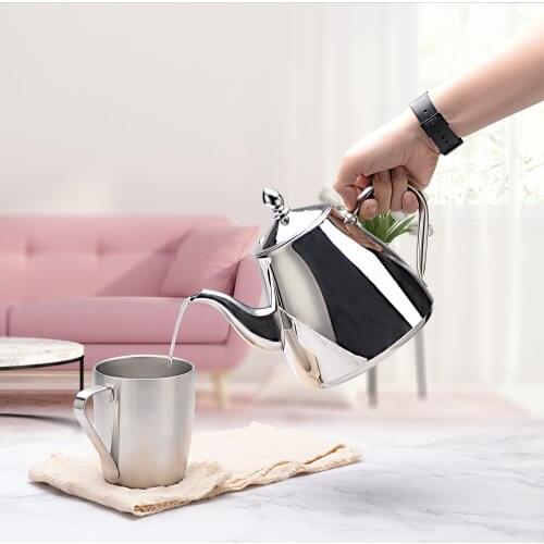 Sanqia 1500ml new style stainless steel water bottle water kettle drinkware water pot Suitable drip coffee kettle kitchen items