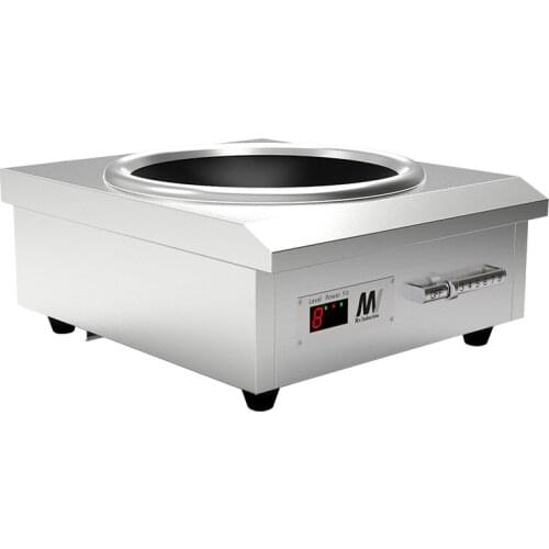 Commercial Induction Cooker Concave Cooker High Power Stove Durable Induction Cooker Big Panel SCR-6020M