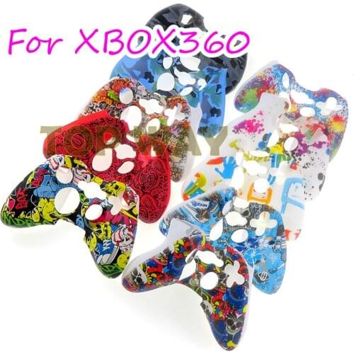 1PCS For Microsoft Xbox 360 Wired / Wireless Controller Silicone Rubber Protective Case Cover Skin Game Accessories