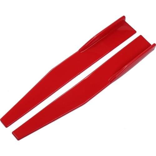 MAYITR 2Pcs Side Skirt Rocker Splitter 74.5cm Universal Anti-Scratch Protector Auto Vehicle Modified Kit