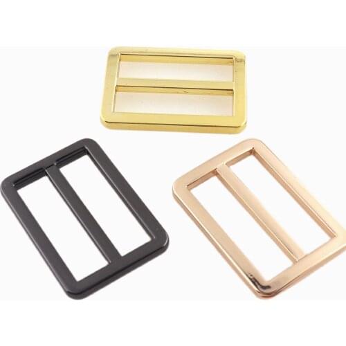 Adjuster 32mm Belt Strap Buckle Clasp Slide Buckle Lanyard Hook Bag Handbag Purse Luggage Webbing Making Hardware Supplies