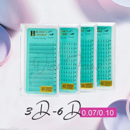 BES Volume Fans LashES Russian Volume Wide Fans Eyelash Extensions Handmade Synthetic Hair Russian Volume Lashes