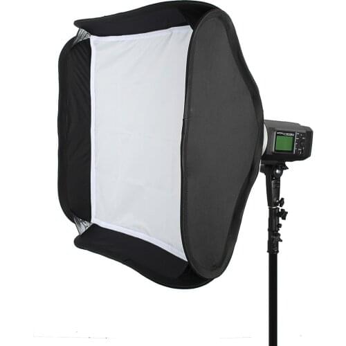 Godox Softbox 60 x 60cm Portable Collapsible Softbox Diffuser with Bowens Mount Speedring BPS60 for Godox AD600BM AD600B