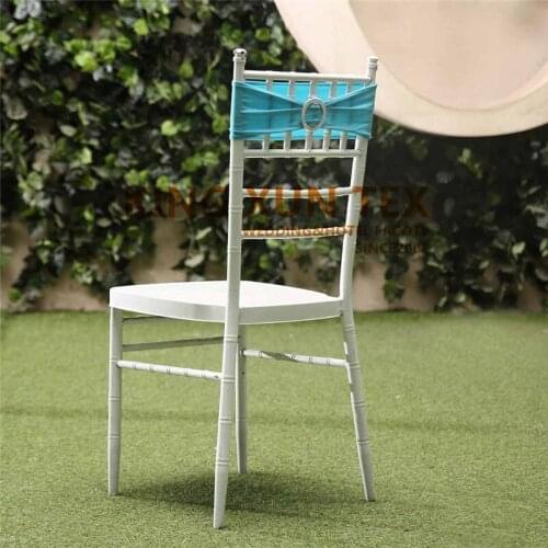 100pcs Lot Stretch Lycra Chair Band \ Spandex Chair Sash For Banquet Wedding Chair Covers Decoration