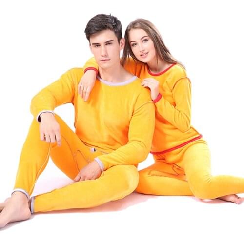 Warm Winter Lover Thermal Underwear For Women Men Long Johns Warm Second Thermal Female Skin Layered Clothing Pajamas Thermos