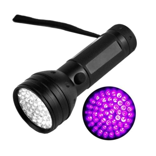 UV Flashlight Ultra Violet Light With Zoom Function Mini UV Black Light Pet Urine Stains Detector Scorpion Use AAA Battery