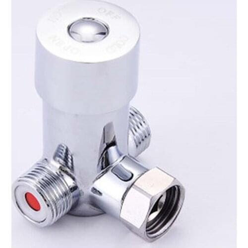 Filling Valves Chrome Brass Angle Valves 1/2"Male x 1/2" Male Bathroom Bidet Mixer Valve Bathroom Accessories Bath Hardware