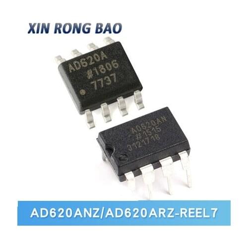 1PCS AD620ANZ DIP-8 AD620AN DIP AD620ARZ SOP-8 AD620 operational amplifier In Stock