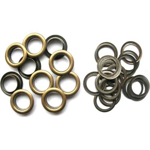 1000 sets 14mm (inside) metal eyelets grommet antique bronze