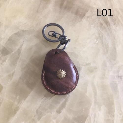 125Khz RFID Access Control 13.56Mhz Leather Tags Token Keychain Cover Card Sets Protection ID IC Keyfob holder package bag