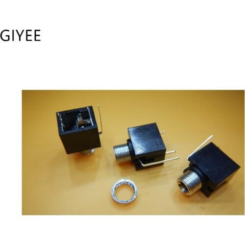 200PCS headset socket PJ-301M 3.5MM audio and video socket measuring 90 degree full copper temperature resistance New original