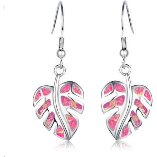 2020 Bohemian Leaf Drop Earrings For Women Accessories Vintage Long Dangle Earrings Vintage Statement Earrings Girl Gift