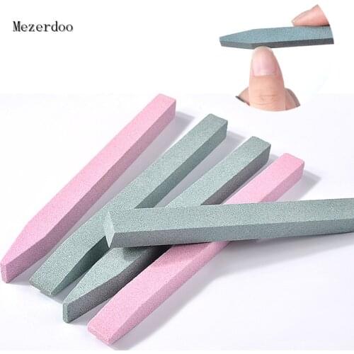 5Pcs Nail Quartz Sanding Files Nail Art Equipment Cuticle Dead Skin Pusher Trimmer Removal Tool Manicure Polish Accessory Set