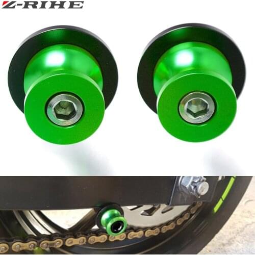 Motorcycle Accessories Swingarm Sliders Spools Swing Arm Z800 Z 800 Stand Screws For Kawasaki Z800 Z 800 2013 2014 2015-2018