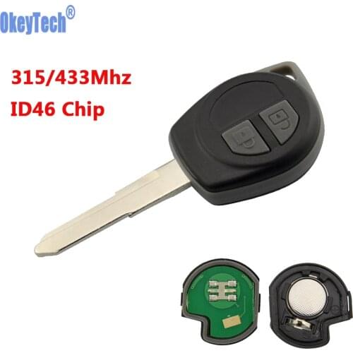 OkeyTech 315/433Mhz ID46 PCF7936 Chip Car Remote Key Fit for SUZUKI SWIFT SX4 ALTO VITARA IGNIS JIMNY Splash