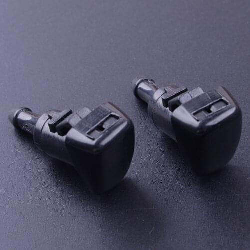 CITALL 2pcs Front Car Windshield Wiper Washer Water Spray Jet Nozzle For Hyundai ix35 Tucson Equus Accent Sonata Kia Sorento MK2