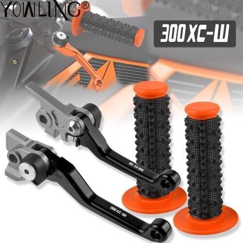 For 300XCW 300 XCW 2006 2007 2008 2009 2010 2011 2012 2013 Motorcycle Dirt Bike Brake Clutch Lever Rubber Handle Bar Accessories