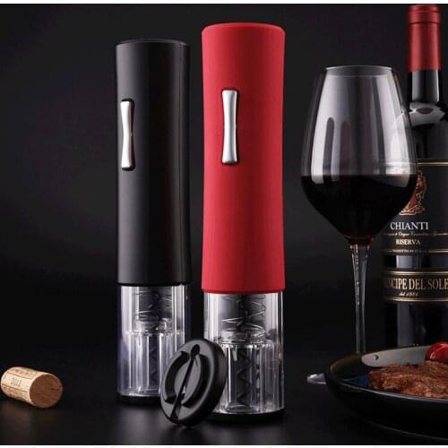 Electric Wine Opener ABS Automatic Wine Bottle Opener Portable Bottle Opener with Foil Cutter for Kitchen Hotel Party Wedding
