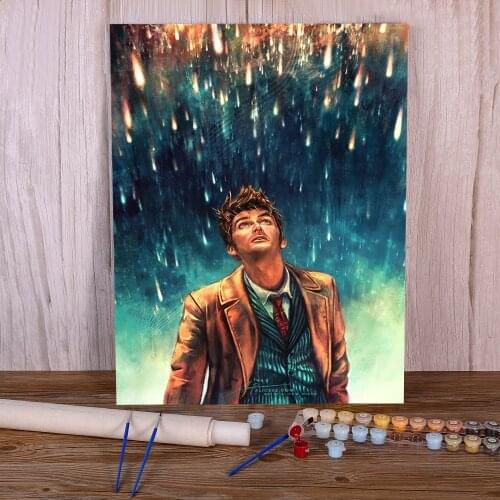 Portrait The Turn Of The Universe DIY Painting By Numbers Set Acrylic Paints 40*50 Paiting By Numbers Wall Handiwork