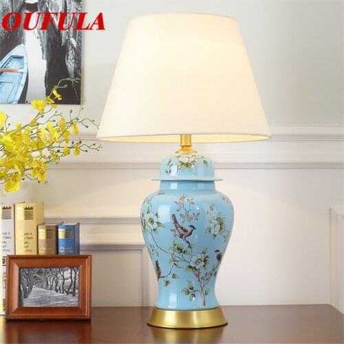 8M Ceramic Table Lamps Desk Lights Luxury Modern Contemporary Fabric for Foyer Living Room Office Creative Bed Room Hotel