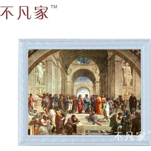 Dollhouse 1:12 scale Wholesale miniatue Classical religion oil Home Decorations Painting Frame C-1