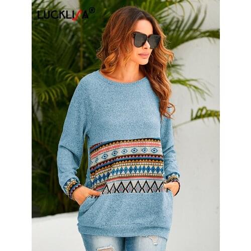 LUCKLISA Women's Sweatshirts With Print
