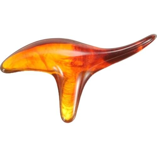 1PCS Amber Resin Wax Triangle Foot Massage GuaSha Scarping Tool Feet Relaxing Acupuncture Shiatsu Foot Care Health Care Tool