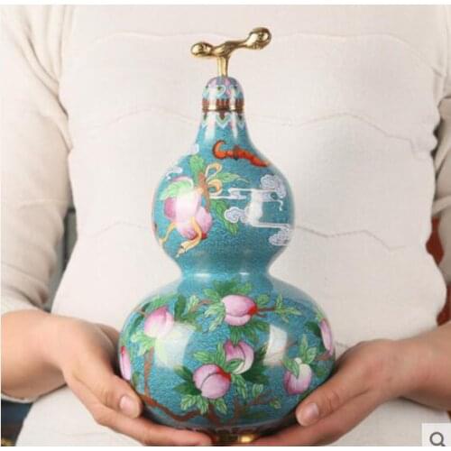 Cloisonne gourd ornaments copper crafts