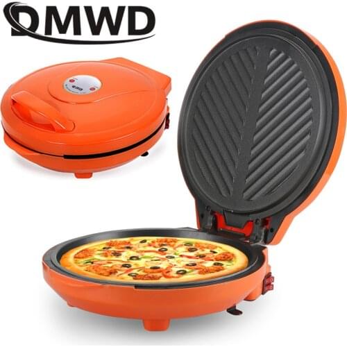 DMWD Multifunction two sides Electric Crepe Maker Pizza Pancake Machine electric grill Griddle non stick Roast baking pan EU US